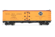 Load image into Gallery viewer, Gauge 1 - 1:32nd Scale Brass Eastern Railways PFE - Pacific Fruit Express R-30-12 Reefer Factory Painted Road Number 15929 No. 34 of 60