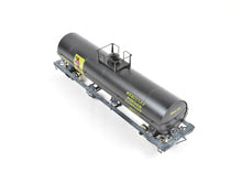 Load image into Gallery viewer, HO Brass PSC - Precision Scale Co. 12,000 Gallon Tank Car Painted Black lettered Hercules Powder Company
