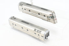 Load image into Gallery viewer, HO Brass Railway Classics CB&Q - Burlington Route EMC EA Shovel Nose Diesel Set Modernized “Silver King” and “Silver Queen” Factory Painted w/ DCC