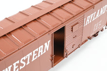 Load image into Gallery viewer, O Brass Pacific Limited WM - Western Maryland 1932 ARA Steel Boxcar w/Duryea Cushioned Underframe Pro-Painted No. 27628