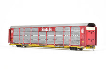 Load image into Gallery viewer, HO Brass CON OMI - Overland Models, Inc. ATSF - Santa Fe and TTX - Trailer Train Tri-Level Auto Rack Custom Painted No. 851832