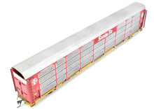 Load image into Gallery viewer, HO Brass CON OMI - Overland Models, Inc. ATSF - Santa Fe and TTX - Trailer Train Tri-Level Auto Rack Custom Painted No. 851832