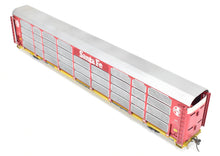 Load image into Gallery viewer, HO Brass CON OMI - Overland Models, Inc. ATSF - Santa Fe and TTX - Trailer Train Tri-Level Auto Rack Custom Painted No. 851832