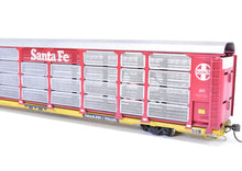 Load image into Gallery viewer, HO Brass CON OMI - Overland Models, Inc. ATSF - Santa Fe and TTX - Trailer Train Tri-Level Auto Rack Custom Painted No. 851832