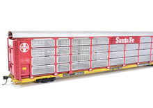 Load image into Gallery viewer, HO Brass CON OMI - Overland Models, Inc. ATSF - Santa Fe and TTX - Trailer Train Tri-Level Auto Rack Custom Painted No. 851832
