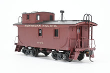 Load image into Gallery viewer, HO Brass NWSL - Northwest Short Line NP - Northern Pacific Wood Caboose As-Built Pro Painted No. 1734
