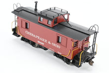 Load image into Gallery viewer, HO Brass OMI - Overland Models, Inc. C&O - Chesapeake & Ohio Wood Caboose #90401-90540 Pro-Painted No. 90407