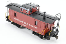 Load image into Gallery viewer, HO Brass OMI - Overland Models, Inc. C&O - Chesapeake & Ohio Wood Caboose #90401-90540 Pro-Painted No. 90407
