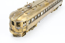 Load image into Gallery viewer, HO Brass Suydam CNS&M - North Shore Line 737T "Skokie" Steel Interurban Coach Unpowered Trailer