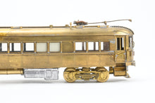 Load image into Gallery viewer, HO Brass Suydam CNS&M - North Shore Line 737T "Skokie" Steel Interurban Coach Unpowered Trailer