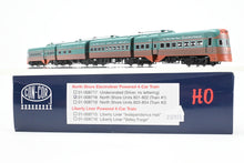 Load image into Gallery viewer, HO ConCor CNS&M - North Shore Line "Electroliner" 4-Car Set Train No. 1 Units 801 - 802