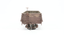 Load image into Gallery viewer, HOn3 Blackstone Models D&RGW - Denver & Rio Grande Western Drop Bottom Gondola Flying Grande Herald No. 872 Weathered