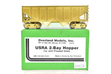 Load image into Gallery viewer, HO Brass OMI - Overland Models, Inc. Various Roads USRA - United States Railway Administration 2-Bay Hopper Car with Pressed Sides