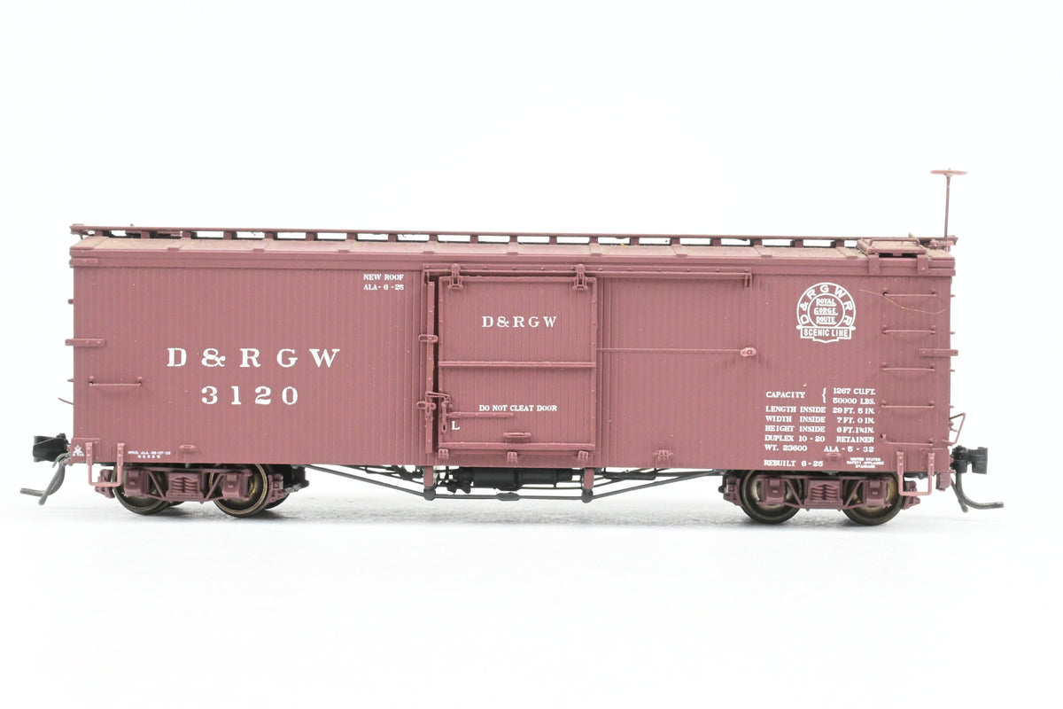 HOn3 Blackstone Models D&RGW - Denver & Rio Grande Western 30' Box