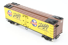 Load image into Gallery viewer, O Brass PSC - Precision Scale Co. PFE - Pacific Fruit Express 40’ R-30-12-9 Wood Refrigerator Car FP URTC 93185 Schlitz