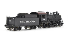 Load image into Gallery viewer, HO Brass PFM - Samhongsa L&A - Louisiana & Arkansas 4-6-0 Ten Wheeler CP Private Road "Red Island" #34 Tender Modified for Coal
