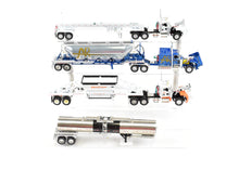 Load image into Gallery viewer, S Diecast CON 1:64th Scale Trucks/Semi Trailers Set of Three + One Extra Tank Trailer