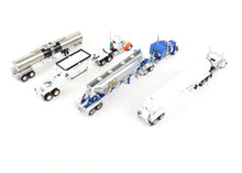 Load image into Gallery viewer, S Diecast CON 1:64th Scale Trucks/Semi Trailers Set of Three + One Extra Tank Trailer
