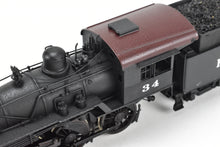 Load image into Gallery viewer, HO Brass PFM - Samhongsa L&A - Louisiana & Arkansas 4-6-0 Ten Wheeler CP Private Road "Red Island" #34 Tender Modified for Coal