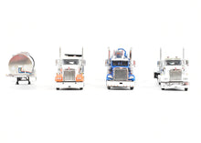 Load image into Gallery viewer, S Diecast CON 1:64th Scale Trucks/Semi Trailers Set of Three + One Extra Tank Trailer