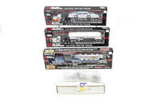 Load image into Gallery viewer, S Diecast CON 1:64th Scale Trucks/Semi Trailers Set of Three + One Extra Tank Trailer