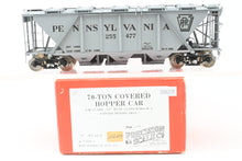 Load image into Gallery viewer, O Brass PSC - Precision Scale Co. PRR - Pennsylvania Railroad 70 Ton H-30 Class Covered Hopper Factory Painted Frey No. 255477