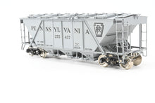 Load image into Gallery viewer, O Brass PSC - Precision Scale Co. PRR - Pennsylvania Railroad 70 Ton H-30 Class Covered Hopper Factory Painted Grey No. 255477