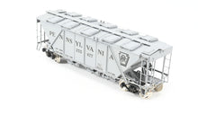Load image into Gallery viewer, O Brass PSC - Precision Scale Co. PRR - Pennsylvania Railroad 70 Ton H-30 Class Covered Hopper Factory Painted Grey No. 255477