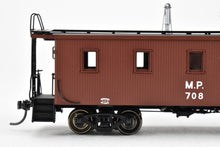 Load image into Gallery viewer, HO Brass OMI - Overland Models, Inc. MP - Missouri Pacific Wood-Side Caboose F/P #708