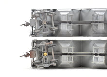 Load image into Gallery viewer, HO Brass Pecos River Brass Various Roads Lot of 2 ACF 34' Covered Hoppers Custom Painted and Weathered in REBOXX