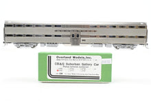 Load image into Gallery viewer, HO Brass OMI - Overland Models, Inc. CB&Q - Burlington Route Suburban Gallery Car, Factory Plated, Lettered & Numbered.. No. 755