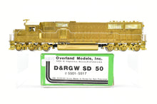 Load image into Gallery viewer, HO Brass OMI - Overland Models Inc. D&RGW - Denver & Rio Grande Western EMD SD-50