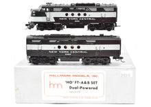 Load image into Gallery viewer, HO Brass Hallmark Models Various Roads EMD FT A/B Set Dual Powered C/P in NYC "lightning stripes"