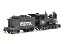Load image into Gallery viewer, HOn3 Brass Balboa RGS - Rio Grande Southern C-19 #40 2-8-0 CP #40 Light Weathering Added Details