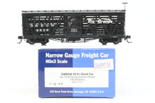 Load image into Gallery viewer, HOn3 Blackstone Models D&RGW - Denver & Rio Grande Western 30' Stock Car Flying Grande No. 5536