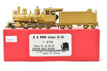 Load image into Gallery viewer, HOn3 Brass Westside Model Co. D&RGW - Denver & Rio Grande Western C-16 2-8-0 #278