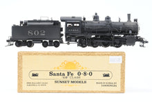 Load image into Gallery viewer, HO Brass Sunset Models ATSF - Santa Fe 825 Class 0-8-0 Custom Painted & Weathered No. 802