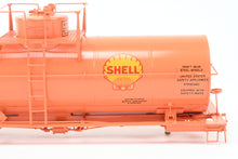 Load image into Gallery viewer, O Brass PSC - Precision Scale Co. Various Roads ACF 10,000 Gallon Insulated Tank Car Factory Painted Orange Shell SCCX 1227