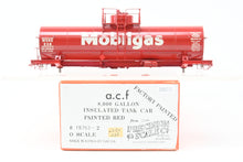 Load image into Gallery viewer, O Brass PSC - Precision Scale Co. Various Roads ACF 8,000 Gallon Insulated Tank Car Factory Painted Red WSRX - Mobilgas No. 238