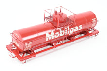 Load image into Gallery viewer, O Brass PSC - Precision Scale Co. Various Roads ACF 8,000 Gallon Insulated Tank Car Factory Painted Red WSRX - Mobilgas No. 238