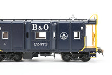 Load image into Gallery viewer, HO Brass OMI - Overland Models, Inc. B&O - Baltimore & Ohio I-12 Bay Window Caboose Modernized Factory Painted No. C-2473 2001 Run