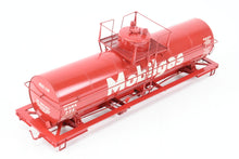 Load image into Gallery viewer, O Brass PSC - Precision Scale Co. Various Roads ACF 8,000 Gallon Insulated Tank Car Factory Painted Red WSRX - Mobilgas No. 238