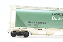 Load image into Gallery viewer, O Brass OMI - Overland Models, Inc. Various Roads NAHX - North American Car Covered Hopper (Pd 5000) Factory Painted W. A. Grace No. 550096