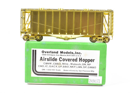 HO Brass OMI - Overland Models, Inc. Various Roads Airslide Covered Hopper