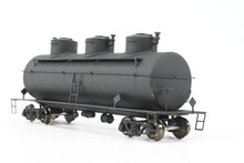 Load image into Gallery viewer, HO Brass S. Soho & Co. Various Roads 1920 Three Dome Tank Car Factory Painted Black