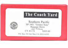 Load image into Gallery viewer, HO Brass TCY - The Coach Yard SP - Southern Pacific SP 3401 "Golden State" Baggage-Dorm Class 79-Dorm