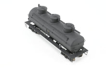 Load image into Gallery viewer, HO Brass S. Soho & Co. Various Roads 1920 Three Dome Tank Car Factory Painted Black