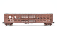 Load image into Gallery viewer, HO Brass OMI - Overland Models, Inc. B&O - Baltimore & Ohio Livestock Car Custom Painted No. 11401