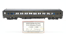 Load image into Gallery viewer, HO Brass W&R Enterprises NP - Northern Pacific Arch Window Coach Nos. 1350 - 1366 Custom Painted Pullman Green + Interior No. 1350