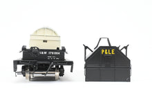 Load image into Gallery viewer, O Brass OMI - Overland Models, Inc. N&W - Norfolk Western Evans Steel Coil Steel Car w/full Walkways & Angled Covers. With N&# and P&LE hoods, Factory Painted No. 170004